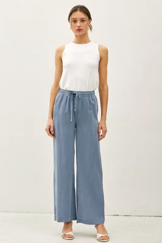 Wide Leg Tencel Pants sold by U-NI-TY product image thumbnail 2