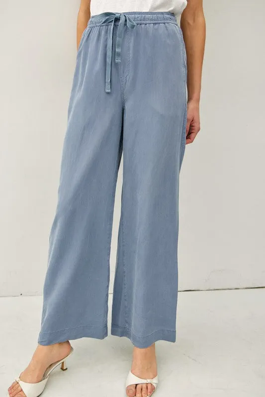 Wide Leg Tencel Pants sold by U-NI-TY product image thumbnail 4