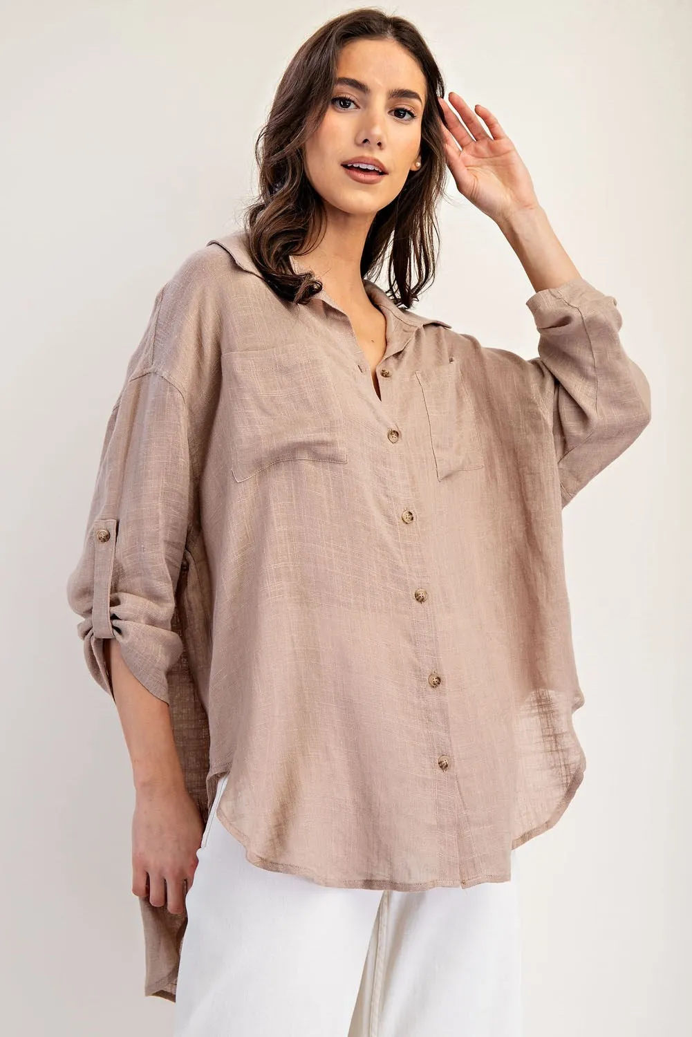 Lightweight Long Sleeve Blouse Top sold by U-NI-TY product image thumbnail 4