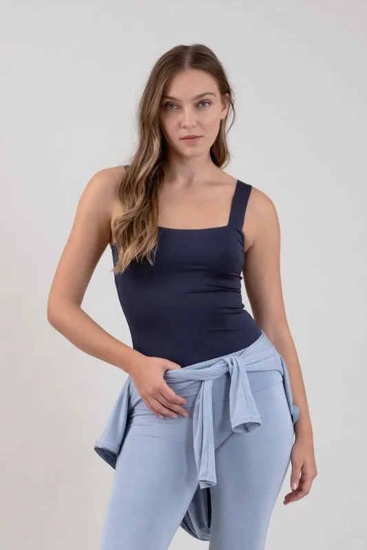 Solid Square Neck Knit Top sold by U-NI-TY