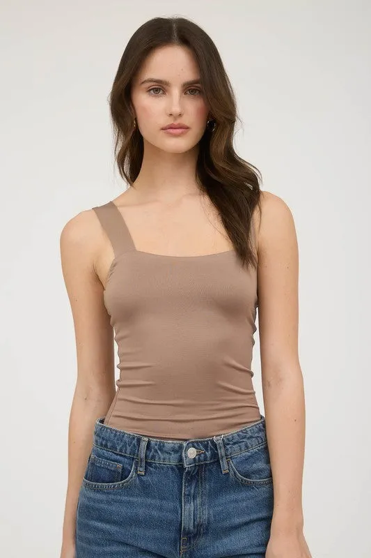 Solid Square Neck Knit Top sold by U-NI-TY product image thumbnail 4