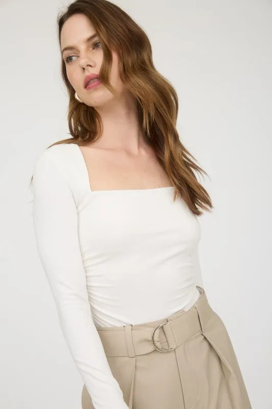Square Neck Ruched Top sold by U-NI-TY product image thumbnail 2