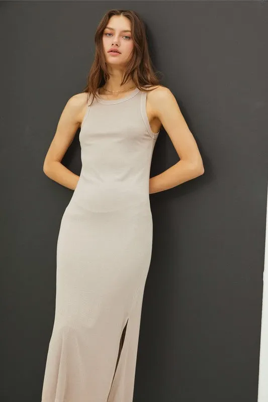 Ribbed Tank Midi Dress sold by U-NI-TY