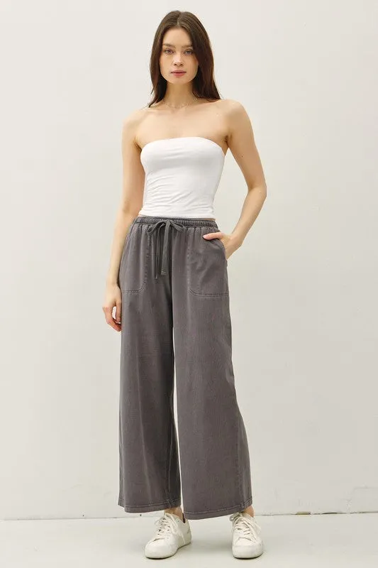 Cotton Wide Leg Pants sold by U-NI-TY