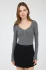 Lace Trim Knit Top sold by U-NI-TY