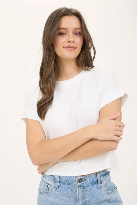 Washed Extended Shoulder Top sold by U-NI-TY