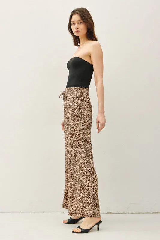 Wide Leg Pants With Leopard Printing sold by U-NI-TY