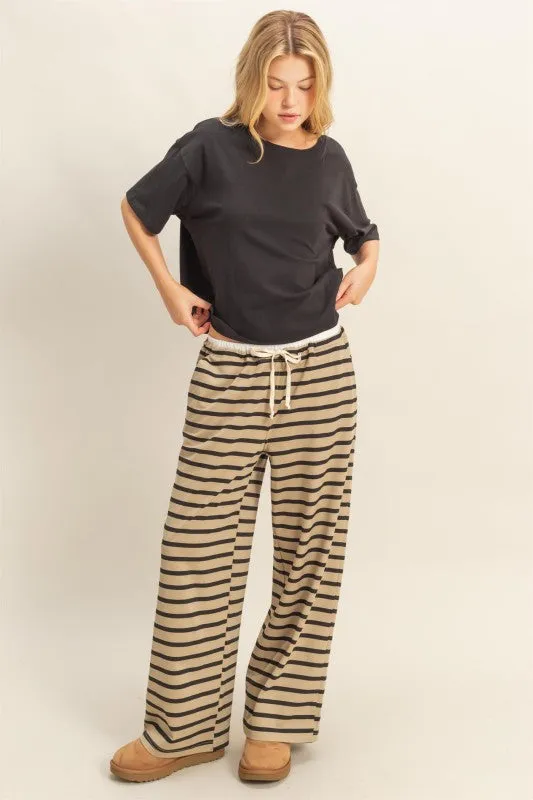 Striped Knit Lounge Pants sold by U-NI-TY product image thumbnail 2