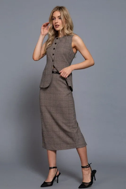 Waist Belt Column Skirt sold by U-NI-TY product image thumbnail 3