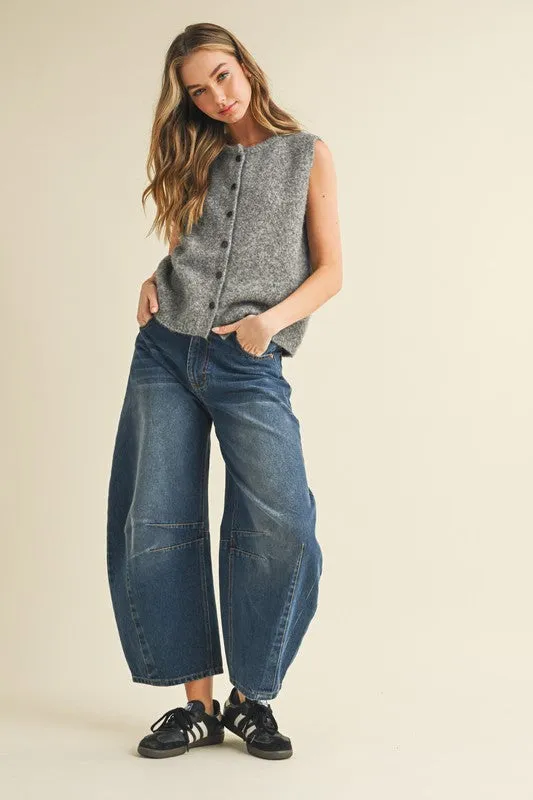 Sleeveless Button Top sold by U-NI-TY