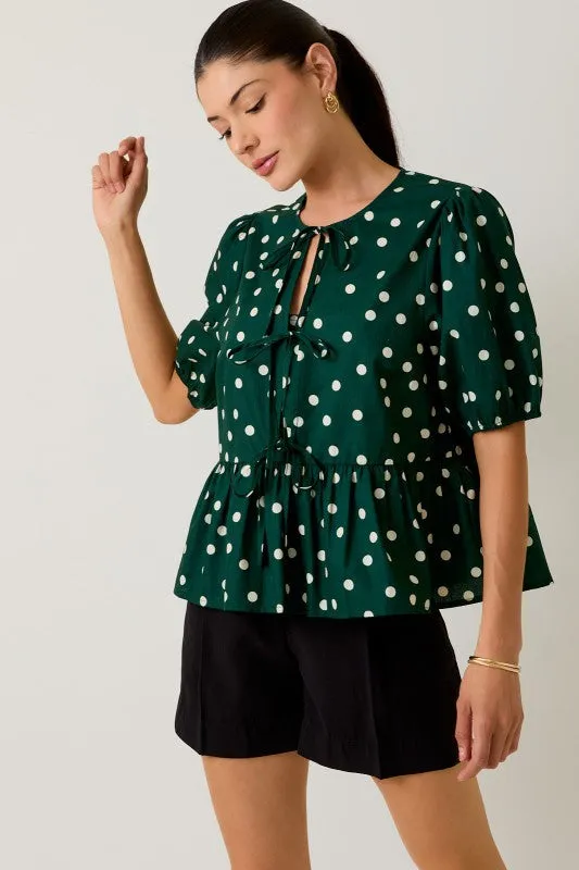 Puff Half Sleeve Blouse sold by U-NI-TY