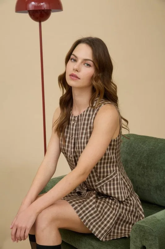 Plaid Pleated Mini Skirt sold by U-NI-TY product image thumbnail 2