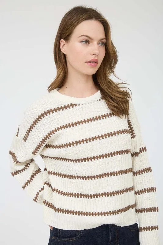 Stripe Crewneck Sweater sold by U-NI-TY product image thumbnail 3