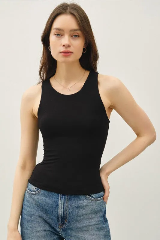 Soft Basic Round Neck Tank Top sold by U-NI-TY product image thumbnail 2