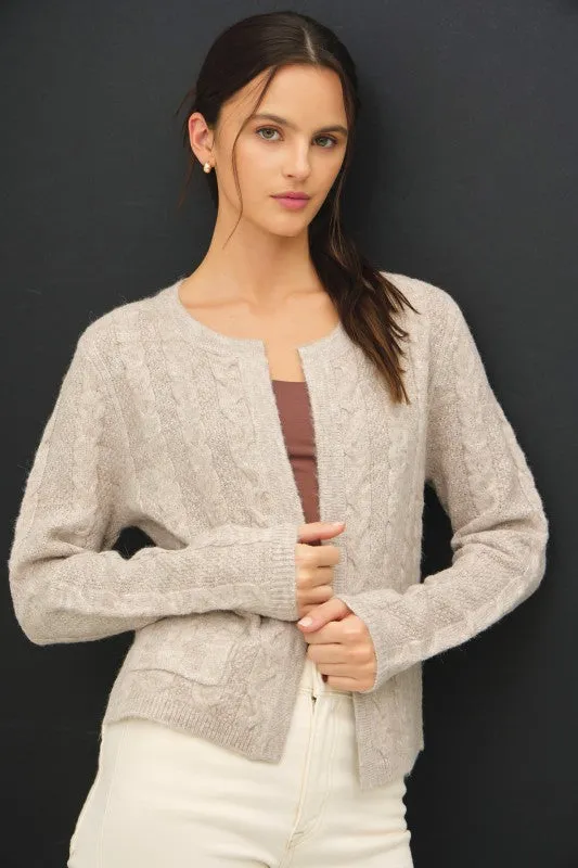 Cable Knit Cardigan sold by U-NI-TY product image thumbnail 5