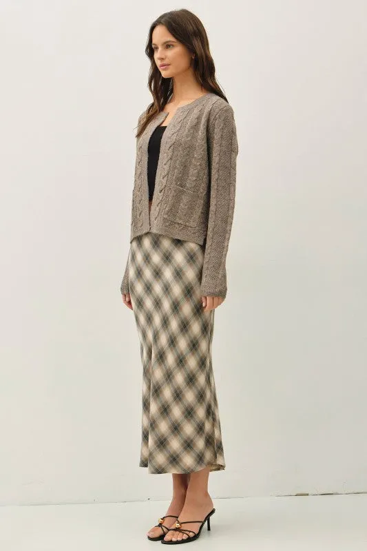 Cable Knit Cardigan sold by U-NI-TY product image thumbnail 3