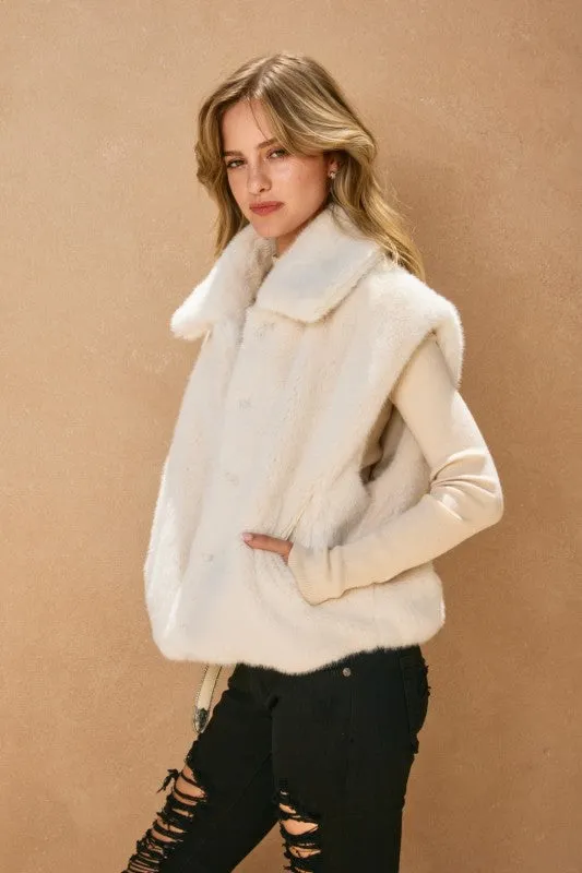 Whisper Faux Fur Vest sold by U-NI-TY product image thumbnail 2
