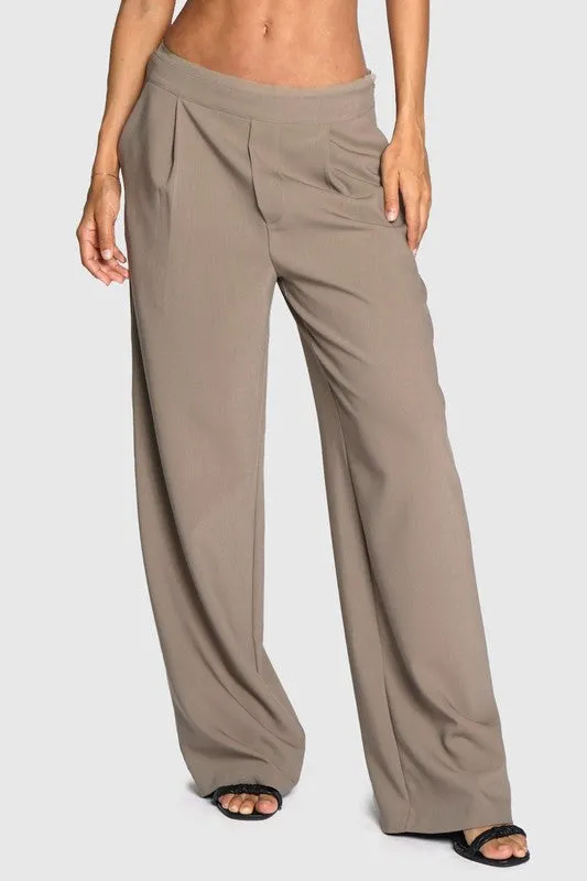 Raw Chiffon Edge Trousers sold by U-NI-TY