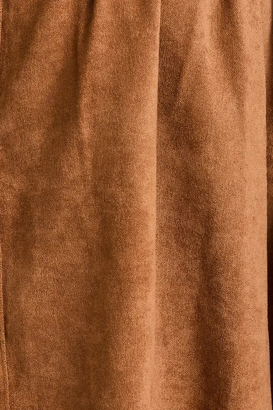 Shirring Detail Suede Jacket sold by U-NI-TY product image thumbnail 3