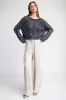 Crochet Pattern Long Sleeve Sweater Top sold by U-NI-TY