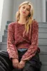 Crochet Pattern Long Sleeve Sweater Top sold by U-NI-TY