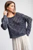 Crochet Pattern Long Sleeve Sweater Top sold by U-NI-TY
