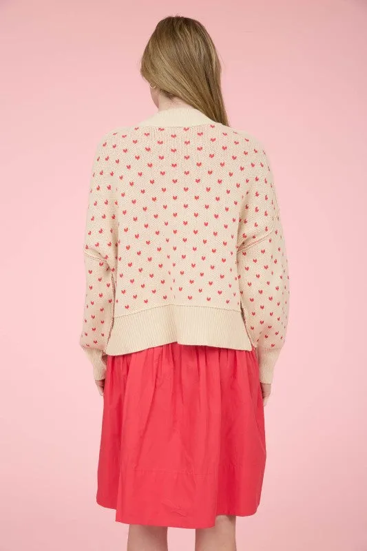 Heart Pattern Pullover sold by U-NI-TY product image thumbnail 2