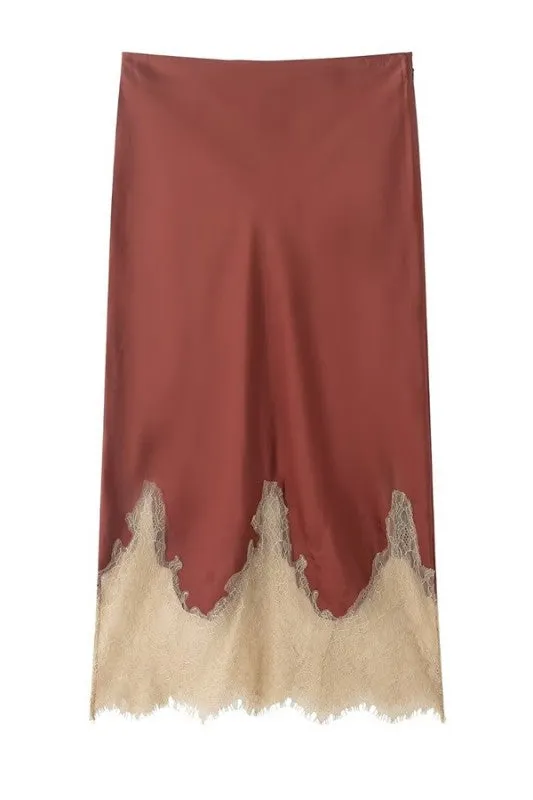 Contrast Lace Skirt sold by U-NI-TY product image thumbnail 2