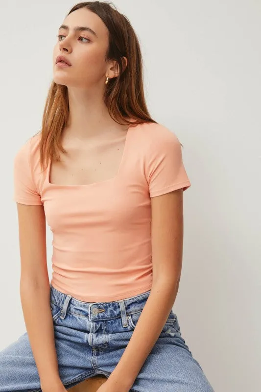 Basic Square Neck Top made by U-NI-TY