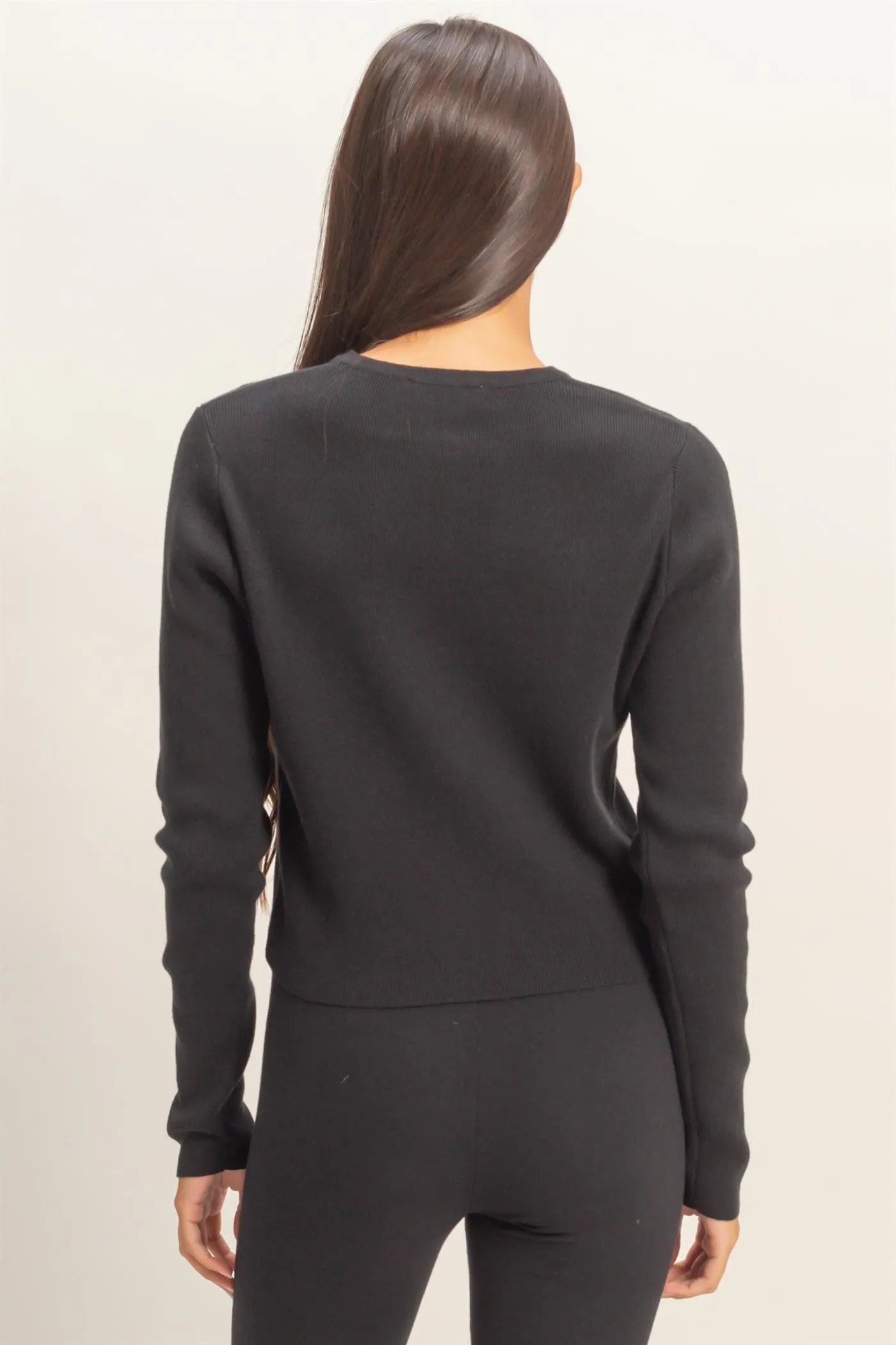 Ribbed Button Up Cardigan sold by U-NI-TY product image thumbnail 3