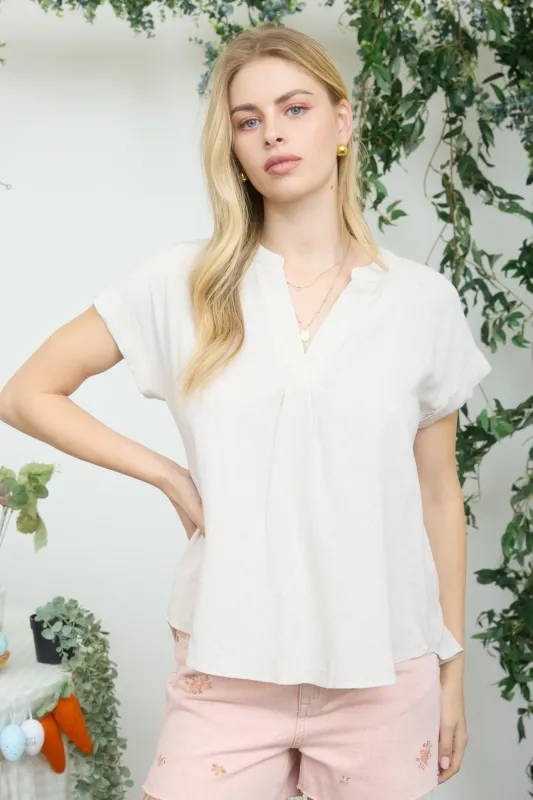 Back Button Short Sleeve made by U-NI-TY