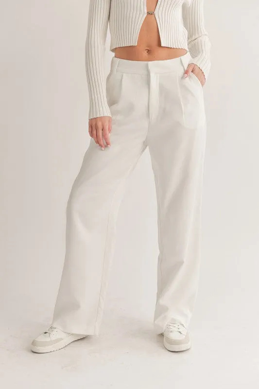Straight Leg Dressy Pants With Pockets sold by U-NI-TY product image thumbnail 2