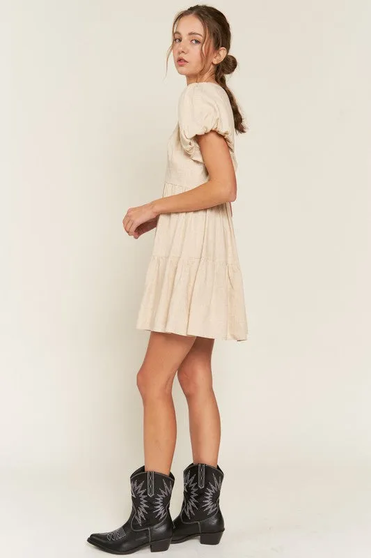 V Neck Mini Dress sold by U-NI-TY product image thumbnail 5