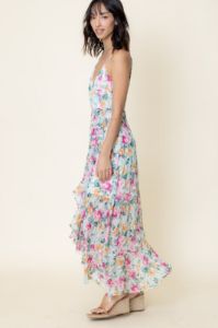 Sleeveless Flowy Floral Print Maxi Dress sold by U-NI-TY
