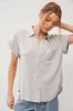 Solid Short Sleeve Button Down Shirt sold by U-NI-TY