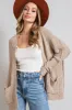 Ribbed Knit Open Front Cardigan sold by U-NI-TY