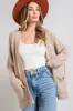 Ribbed Knit Open Front Cardigan sold by U-NI-TY
