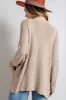 Ribbed Knit Open Front Cardigan sold by U-NI-TY