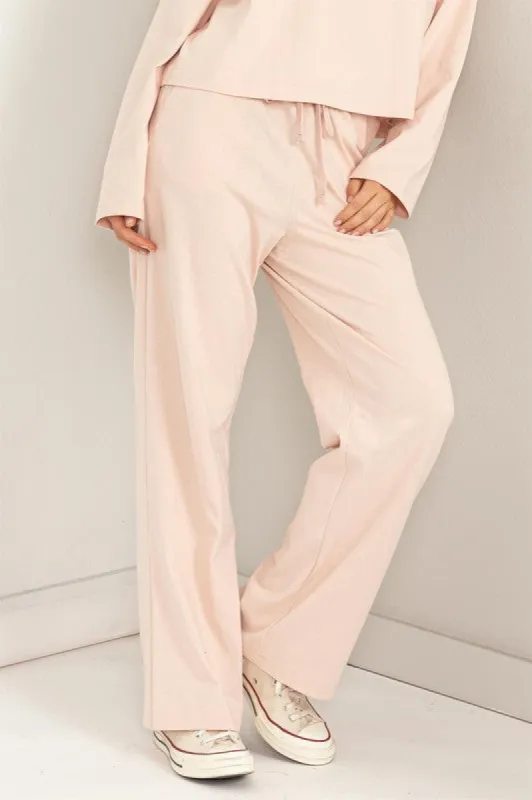 Faded Love Drawstring High Waisted Pants sold by U-NI-TY