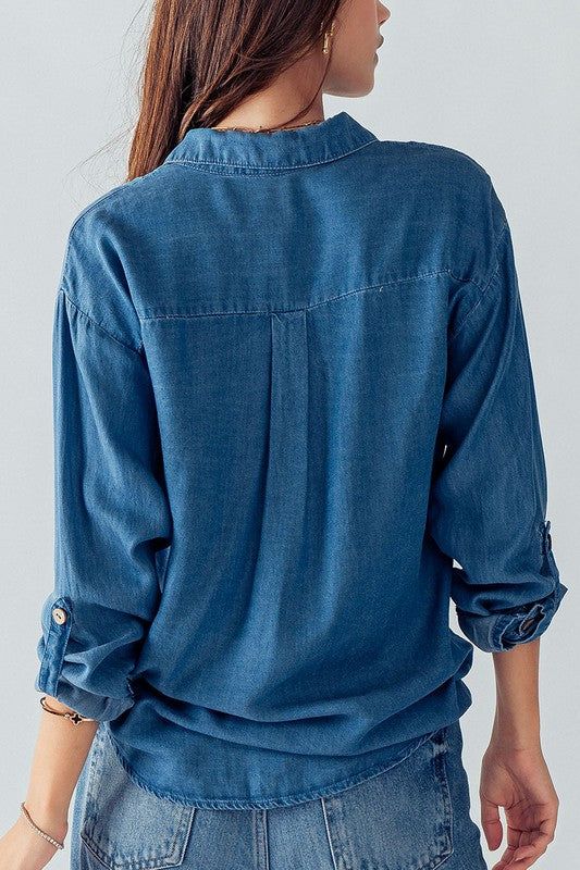 Tencel Button Down Shirt sold by U-NI-TY product image thumbnail 3