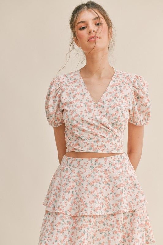 Floral Print Mini Skirt Set sold by U-NI-TY product image thumbnail 3