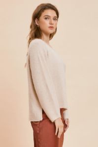 Raglan Sleeve Knit Top sold by U-NI-TY