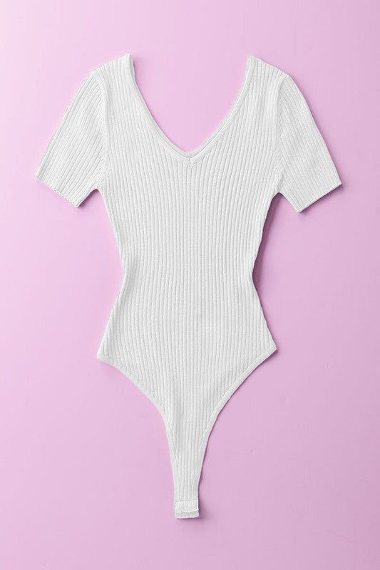 Bella Basic Short Sleeve Bodysuit Top sold by U-NI-TY product image thumbnail 4
