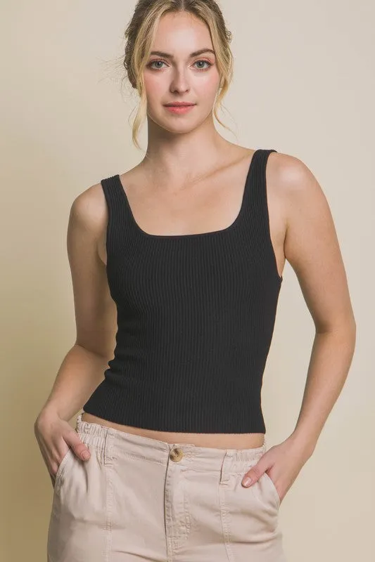 Sleeveless Square Neck Top sold by U-NI-TY product image thumbnail 2