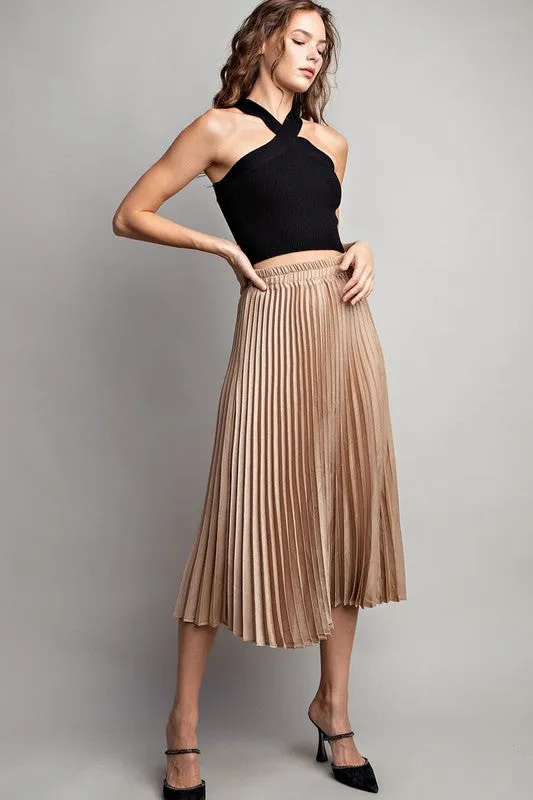 Pleated Midi Skirt sold by U-NI-TY product image thumbnail 4