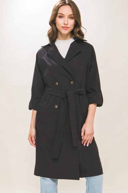 Double Buttoned Trench Coat sold by U-NI-TY