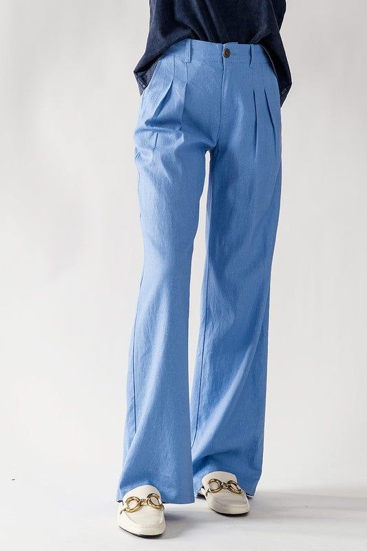 High Waisted Wide Fit Pleated Pants sold by U-NI-TY product image thumbnail 5