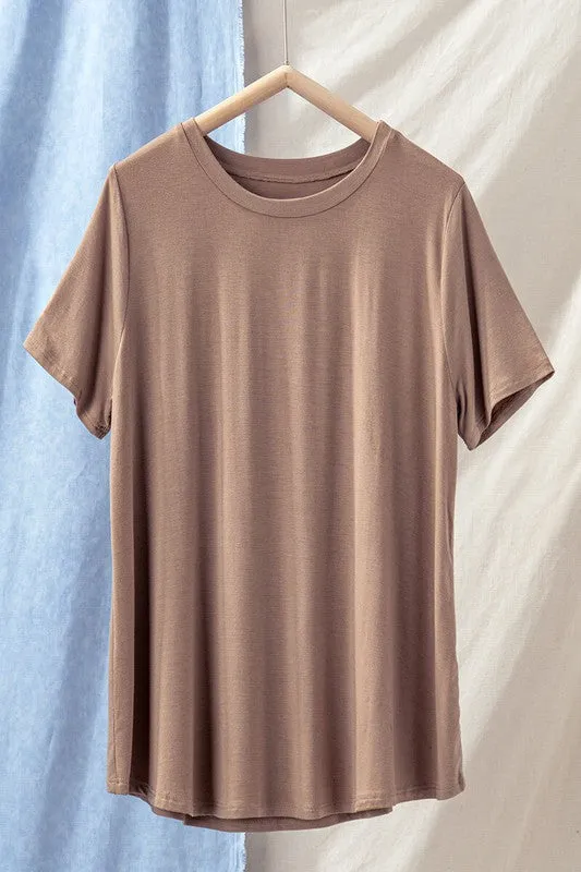 Bamboo Soft Casual Crew Neck Tees sold by U-NI-TY