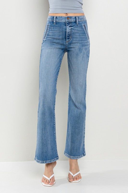 High Rise Ultra Stretch Slim Bootcut Jeans sold by U-NI-TY product image thumbnail 5