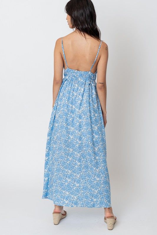 Sleeveless Ruffled Bodice Maxi Dress sold by U-NI-TY product image thumbnail 4